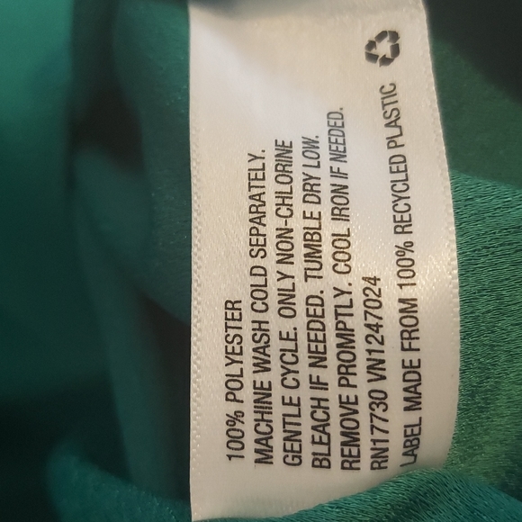 Cushnie for Target Emerald Green Faux Wrap Long Sleeved Dress Size 6 NWT - Picture 14 of 16